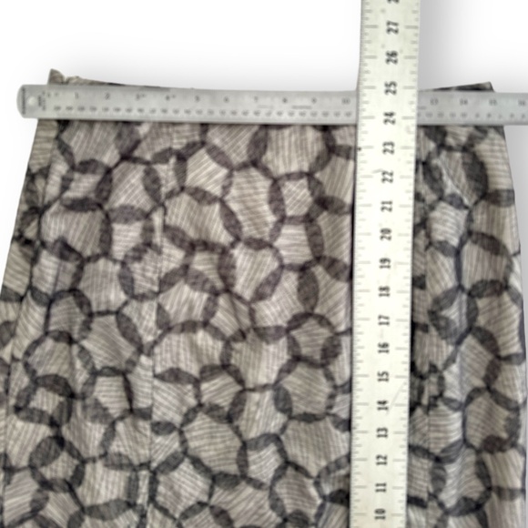 J Crew Black and‎ Gray Pencil Skirt Front Slit Wm Sz 8 Lined Like New 80s 90s - Picture 7 of 8